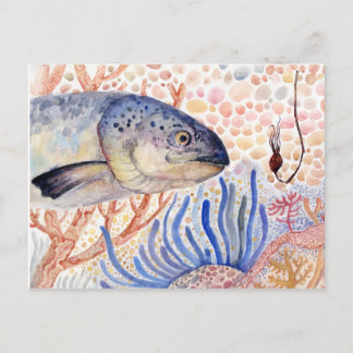Fischerei Postkarte