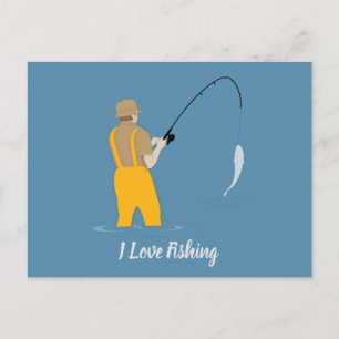 Fischerei Postkarte
