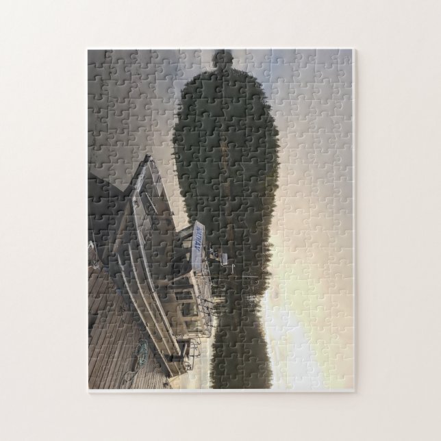 Fischerei-Rätselboot Puzzle (Vertikal)