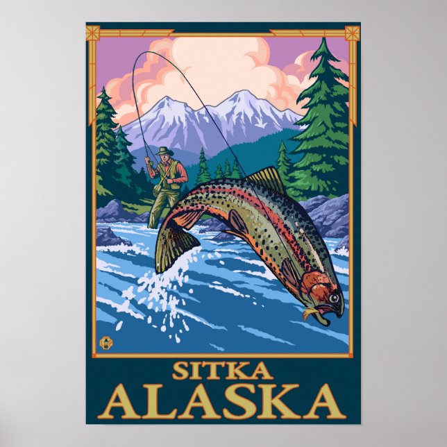 Fischerei - Sitka, Alaska Poster (Vorne)