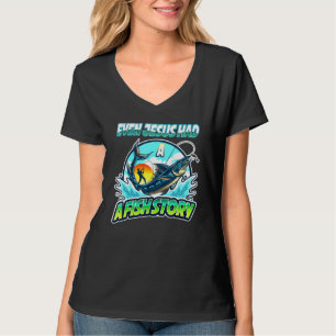 Fischerei - Sogar Jesus hatte eine Fischgeschichte T-Shirt