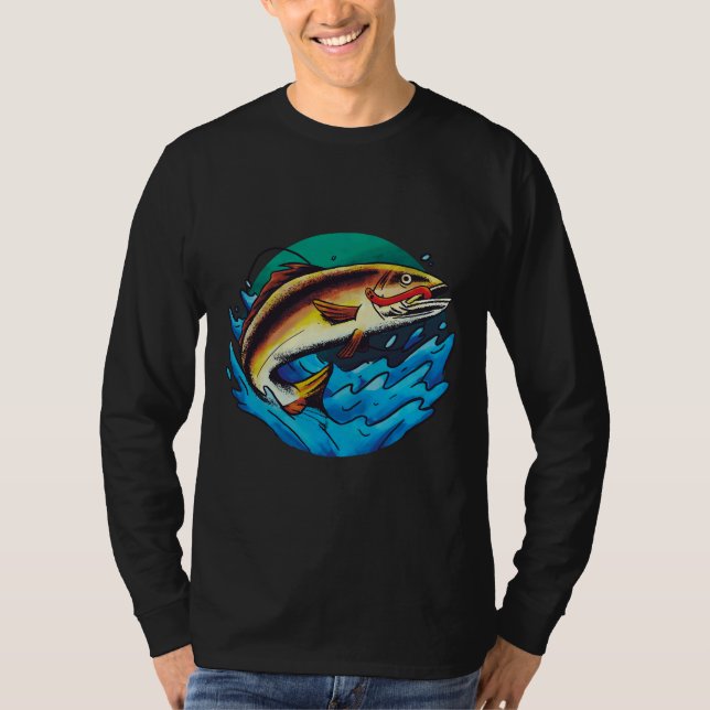 Fischerei T-Shirt (Vorderseite)