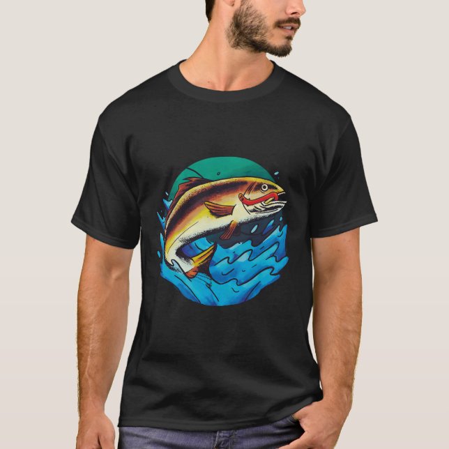 Fischerei T-Shirt (Vorderseite)