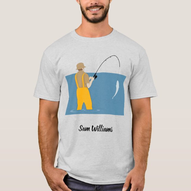 Fischerei T-Shirt (Vorderseite)