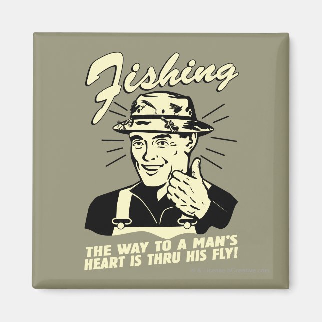 Fischerei: Thru Seine Fliege Magnet (Vorne)