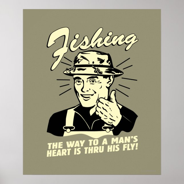Fischerei: Thru Seine Fliege Poster (Vorne)
