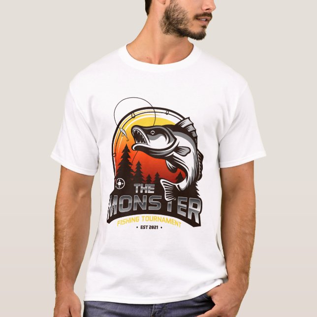 Fischerei-Turnier T-Shirt (Vorderseite)