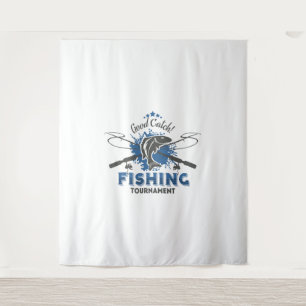 Fischerei-Turnier Wandteppich