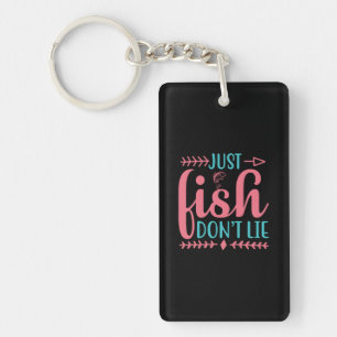Fischerei und Fischerei Schlüsselanhänger