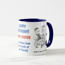 Fischerei- und Fischfangunternehmen - Cartoon Tasse