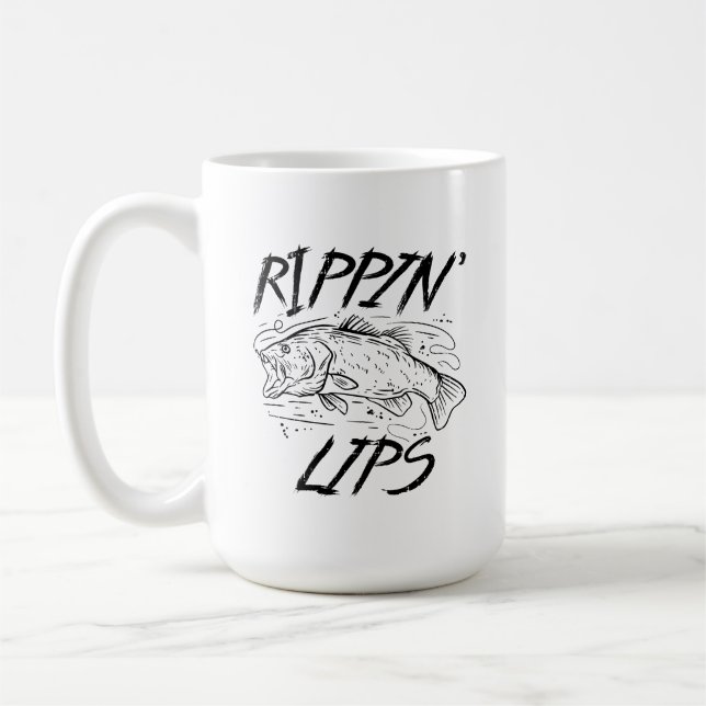 Fischerei und Rippin Lips Kaffeetasse (Links)