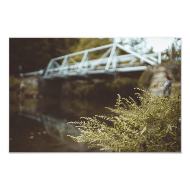 Fischerei unter der Brücke Fotodruck (Vorne)