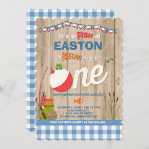 Fischerei zum Geburtstag Einladung von Fischern — 