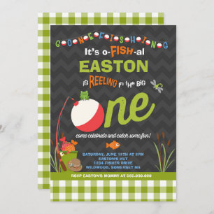 Fischerei zum Geburtstag Einladung von Fischern — 