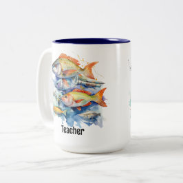 Fischerei Zweifarbige Tasse