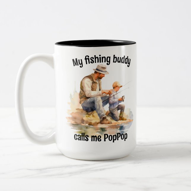 Fischerei Zweifarbige Tasse (Links)