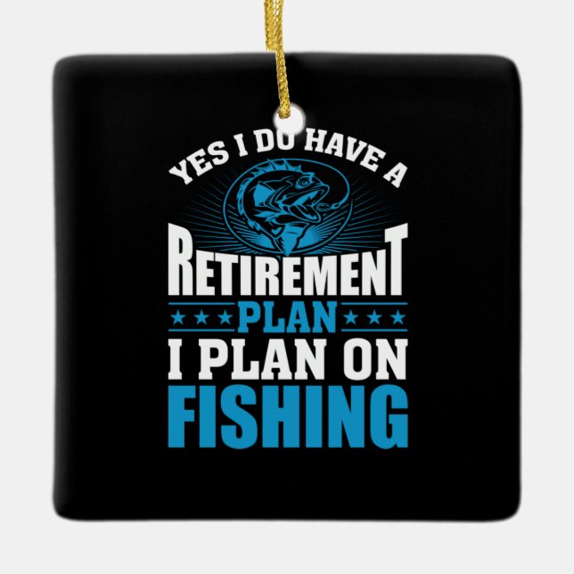 Fischereiart I-Plan Keramikornament (Vorderseite)