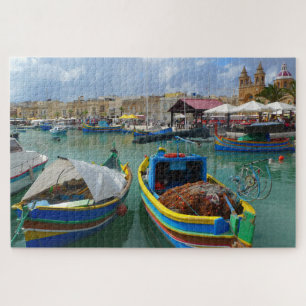 Fischereiboote von Malta. Puzzle