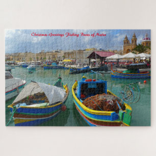 Fischereiboote von Malta. Puzzle