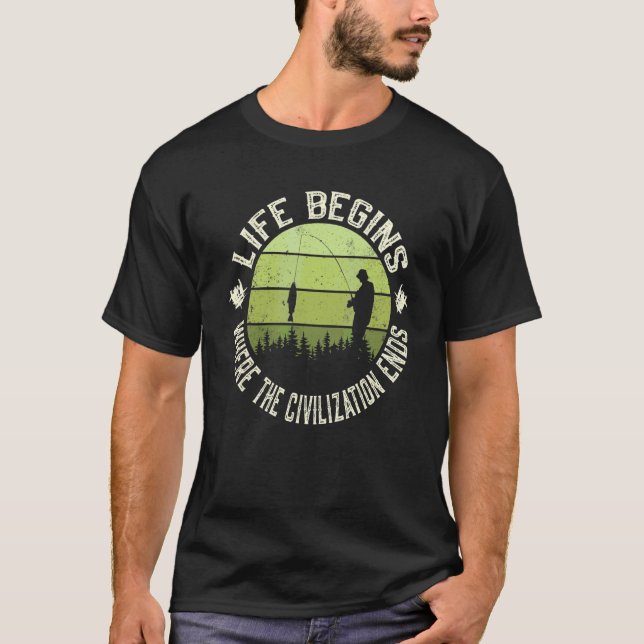 Fischereiexperte Fischerboot Fischer Angler T-Shirt (Vorderseite)