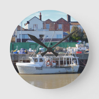 Fischereifahrzeug JH 34 Runde Wanduhr