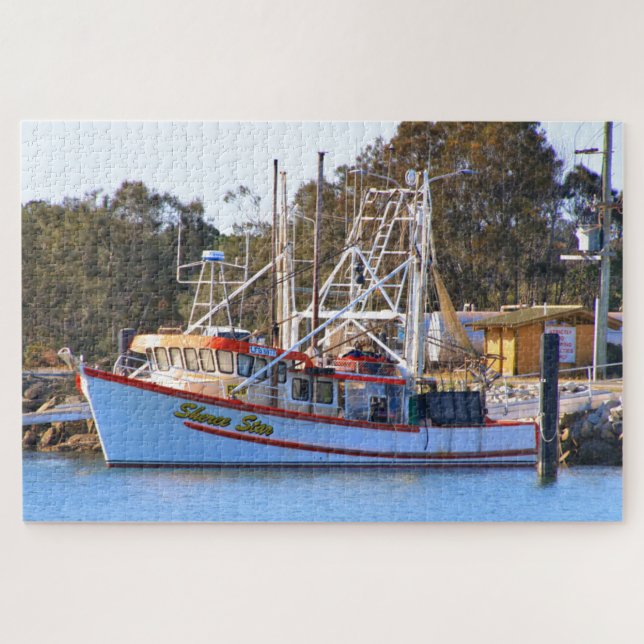Fischereifahrzeug, Yamba, Australien Puzzle (Horizontal)