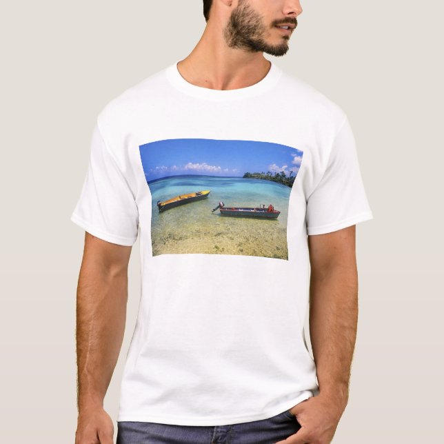 Fischereifahrzeuge, Boston Beach, Port Antonio, T-Shirt (Vorderseite)