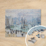 Fischereifahrzeuge, die den Hafen Verlassend | Cla Puzzle<br><div class="desc">Fischerboote Verlassend den Hafen Le Havre (1874) von Claude Monet,  französischer Impressionist. Originelle Kunstmalerei ist ein Öl auf der Leinwand,  das eine abstrakte Meereslandschaft mit Schiffen auf dem Wasser und Menschen im Vordergrund darstellt. Verwenden Sie die Entwurfstools,  um einen benutzerdefinierten Text hinzuzufügen oder das Bild zu personalisieren.</div>