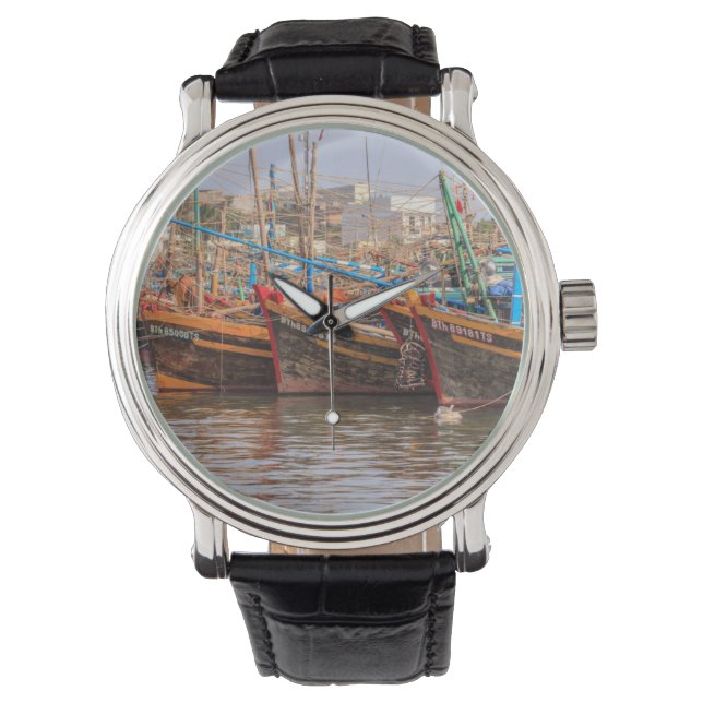 Fischereiflotte Armbanduhr (Vorderseite)