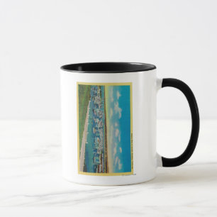 Fischereiflotte bei AnchorMonterey, CA Tasse
