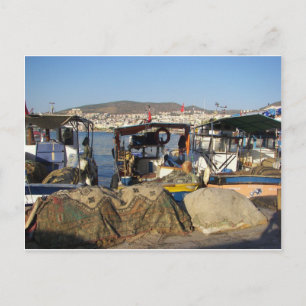 Fischereihafen Kusadasi Postkarte