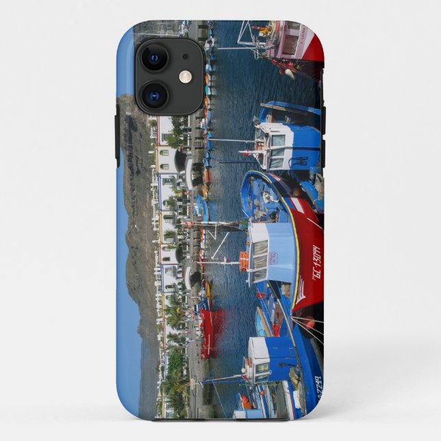 Fischereihafen, Puerto de Mogan, Gran Canaria, Case-Mate iPhone Hülle (Rückseite)