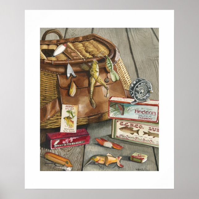 Fischereiholz Poster (Vorne)
