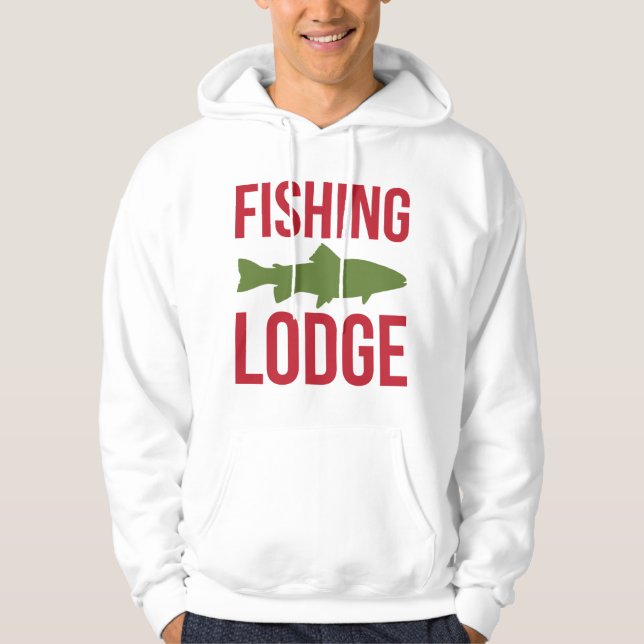 Fischereilodge Hoodie (Vorderseite)