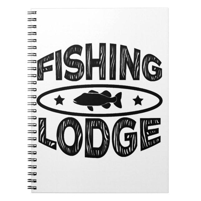 Fischereilodge Notizblock (Vorderseite)