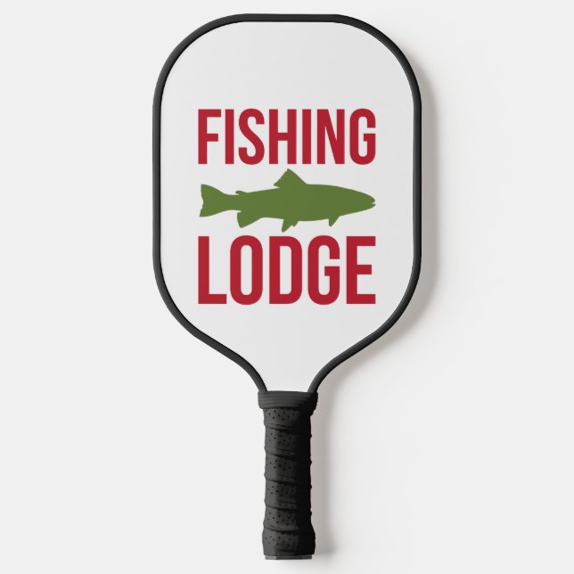 Fischereilodge Pickleball Schläger (Vorderseite)