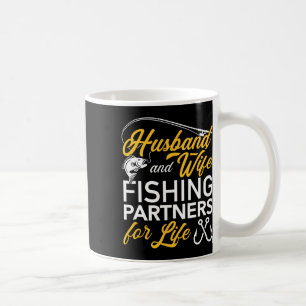 Fischereipartner für Husbyne und Ehefrau Kaffeetasse