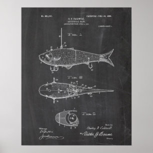 Fischereipatent Poster