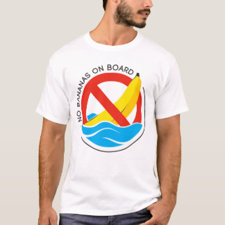 Fischereiregel Nr. Bananen an Bord T-Shirt