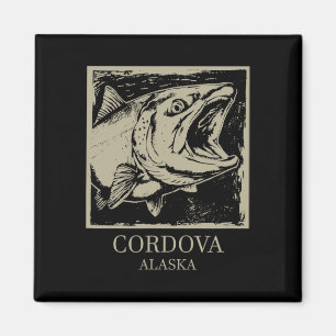 Fischereistadt-Souvenir - Cordova Alaska Magnet