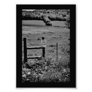 Fischereizeichen Fotodruck