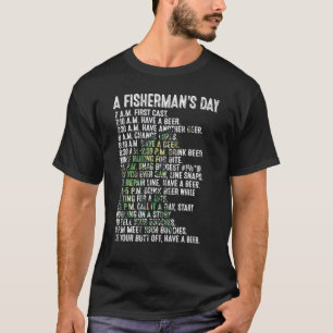 Fischerfest Angeln Fischer Bier Humor T-Shirt