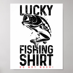 Fischerglück Lustiges Geschenk für Angler Poster