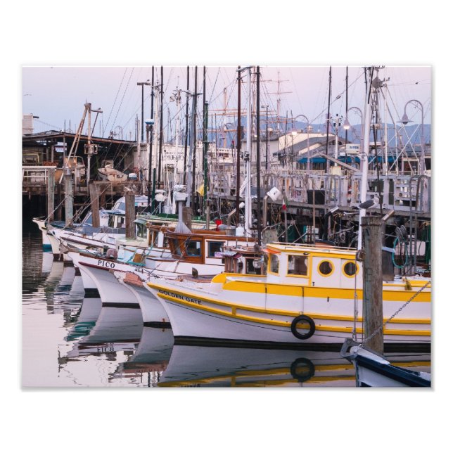 Fischerhafen Fotodruck (Vorne)