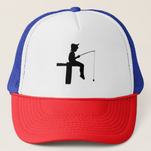 Fischerjungen-Silhouette Truckerkappe