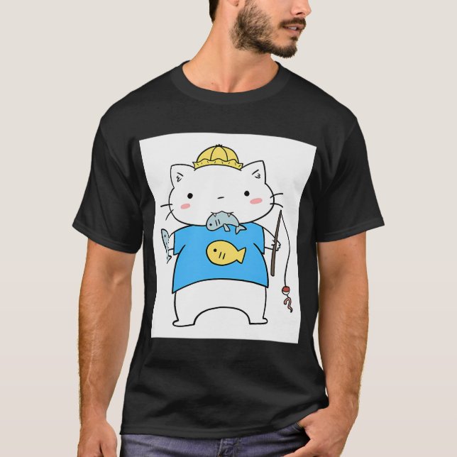 Fischerkatze T-Shirt (Vorderseite)