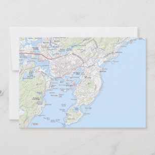 Fischerstadt Gloucester MA Postkarte