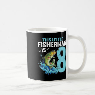 Fischert-Shirt zum Geburtstag für 8-jährige Jungen Kaffeetasse