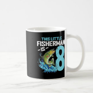 Fischert-Shirt zum Geburtstag für 8-jährige Jungen Kaffeetasse