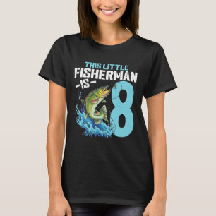 Fischert-Shirt zum Geburtstag für 8-jährige Jungen T-Shirt